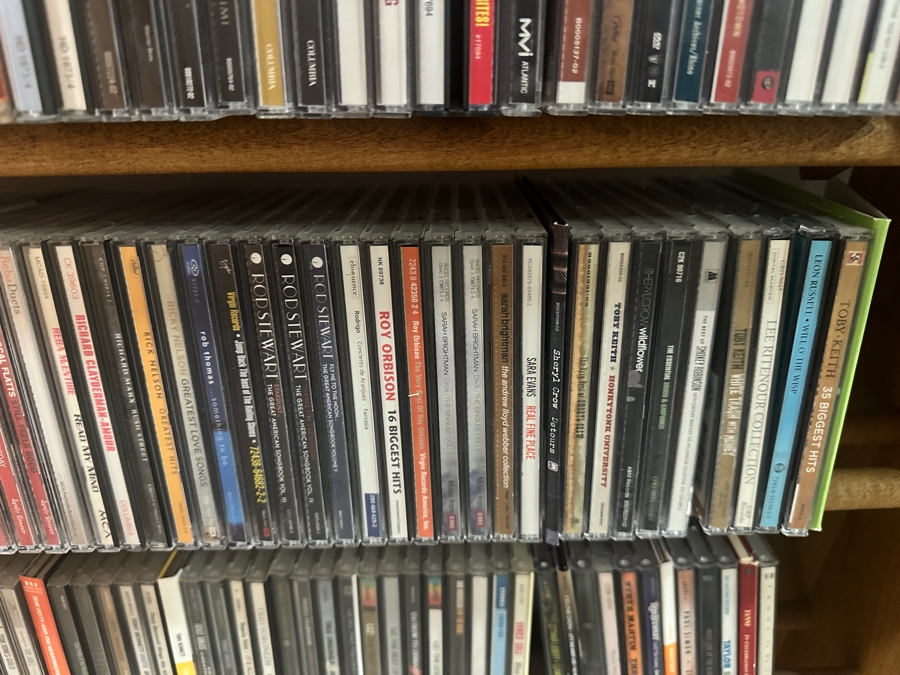 Huge Collection Of Music CDs (Rock, Classic, World), DVDs Including Box Sets And Cassette Tapes Plus Three Wooden Storage Racks - See Photos For Sampling [Photo 25]
