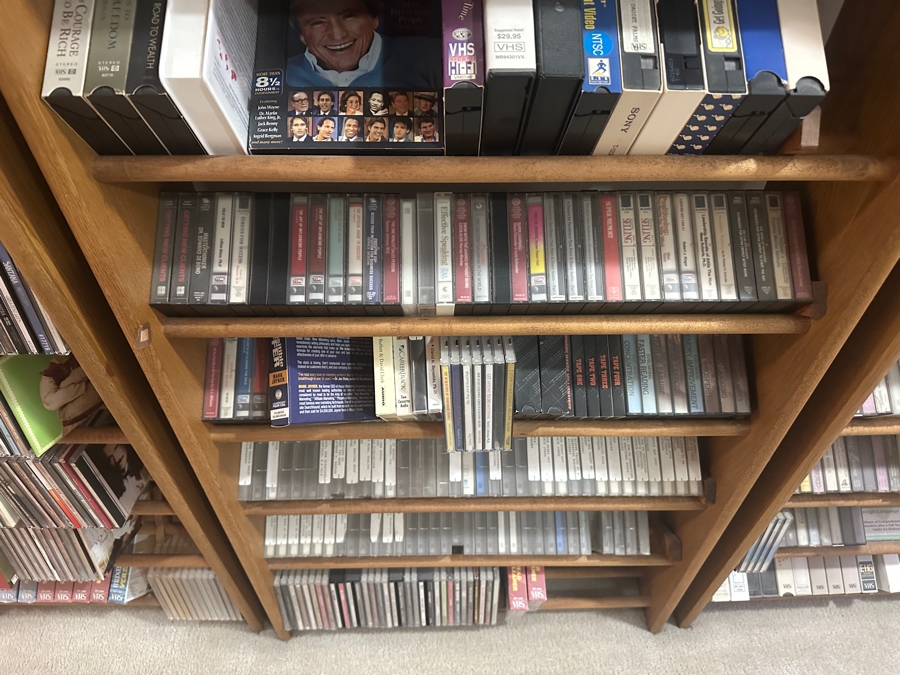 Huge Collection Of Music CDs (Rock, Classic, World), DVDs Including Box Sets And Cassette Tapes Plus Three Wooden Storage Racks - See Photos For Sampling [Photo 33]