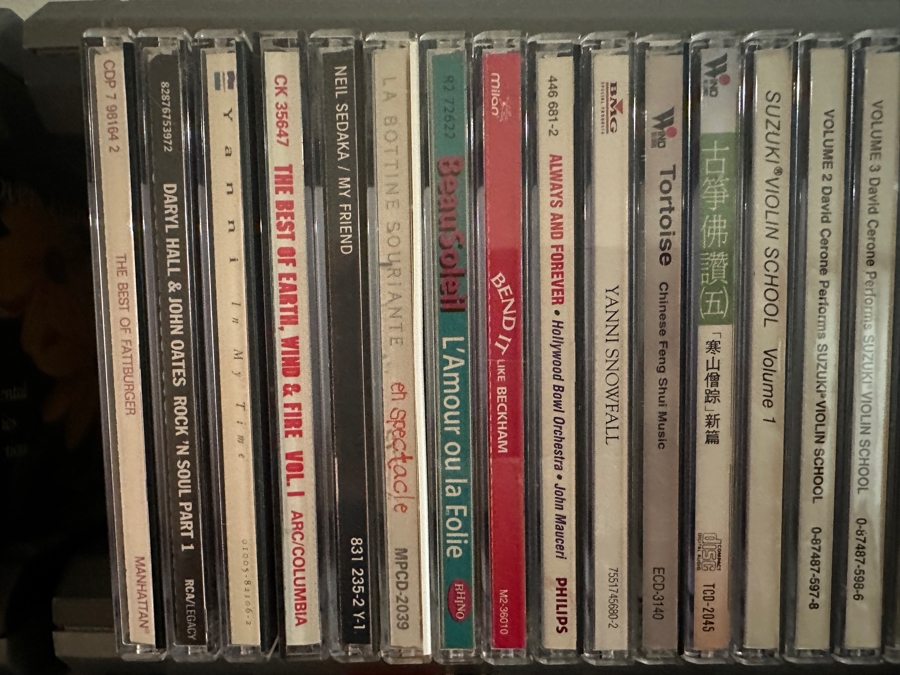 Huge Collection Of Music CDs (Rock, Classic, World), DVDs Including Box Sets And Cassette Tapes Plus Three Wooden Storage Racks - See Photos For Sampling [Photo 9]