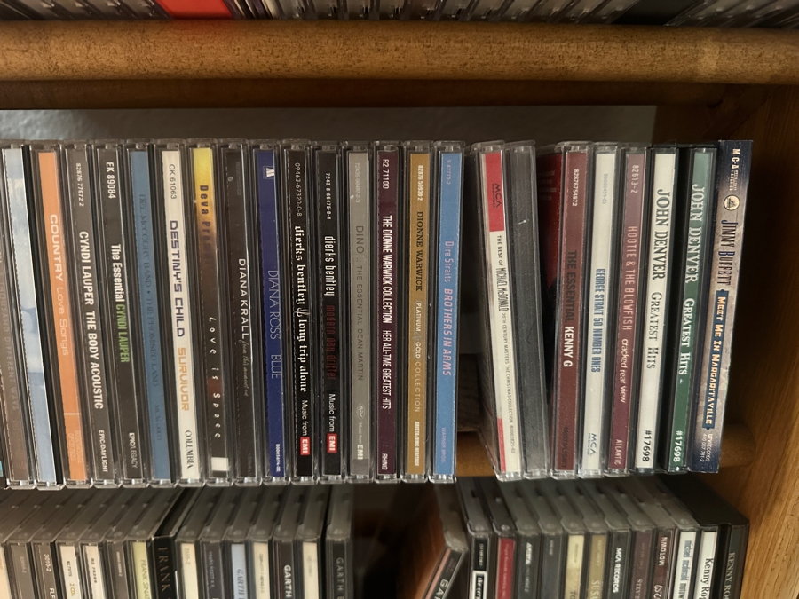 Huge Collection Of Music CDs (Rock, Classic, World), DVDs Including Box Sets And Cassette Tapes Plus Three Wooden Storage Racks - See Photos For Sampling [Photo 14]