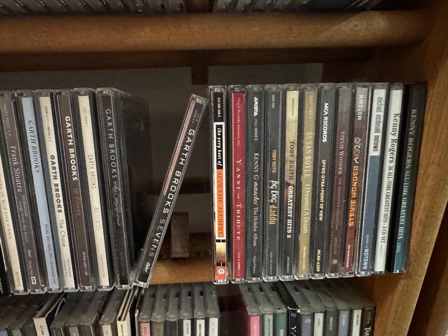 Huge Collection Of Music CDs (Rock, Classic, World), DVDs Including Box Sets And Cassette Tapes Plus Three Wooden Storage Racks - See Photos For Sampling [Photo 17]