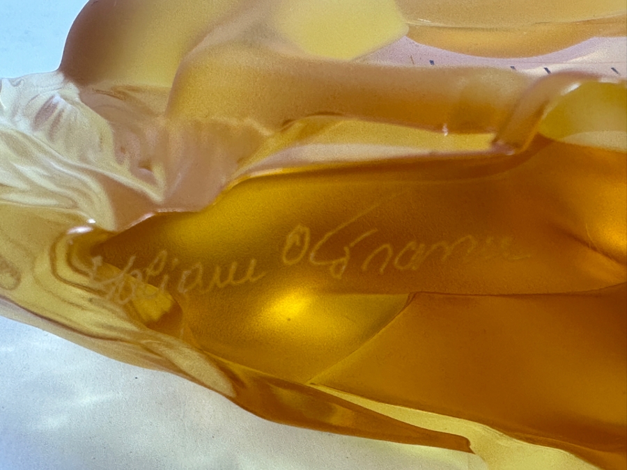 Lalique Crystal Rearing Kazak Horse Sculpture 5.5'H [Photo 7]