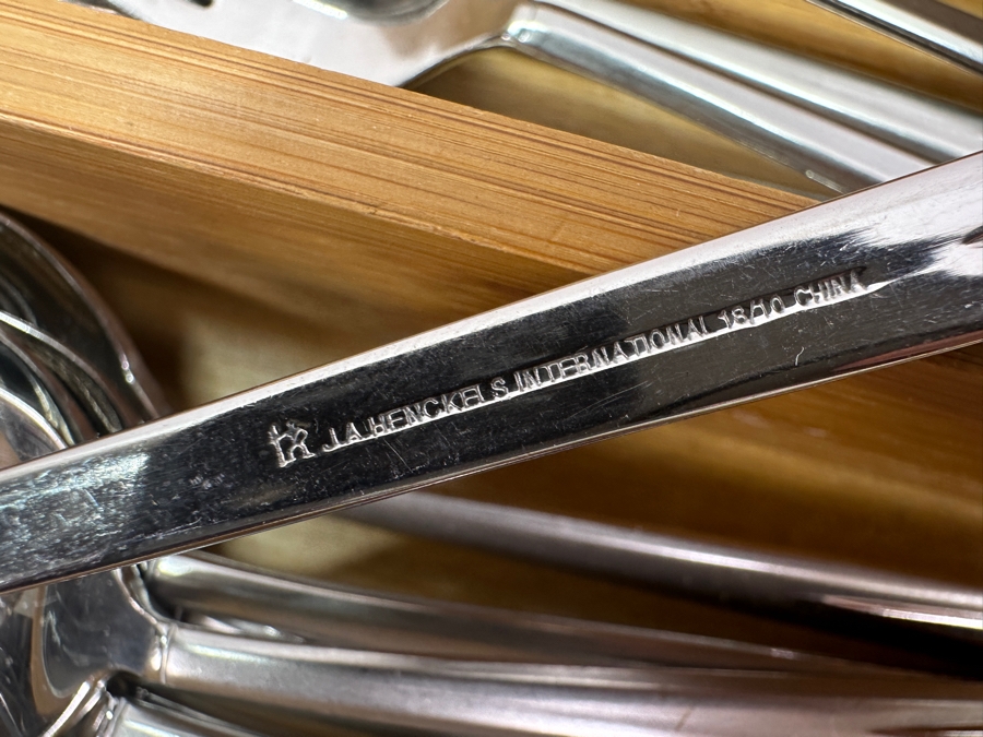 J. A. Henckels International 18/10 Stainless Steel Flatware Set [Photo 4]