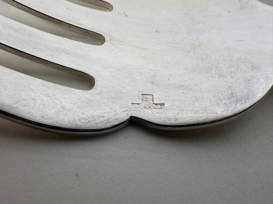 (2) Christofle Fish Serving Knives, (1) Christofle Fish Serving Fork & (1) Christofle Set Of 8 Place-Card Holders - All With Original Christofle Boxes [Photo 9]