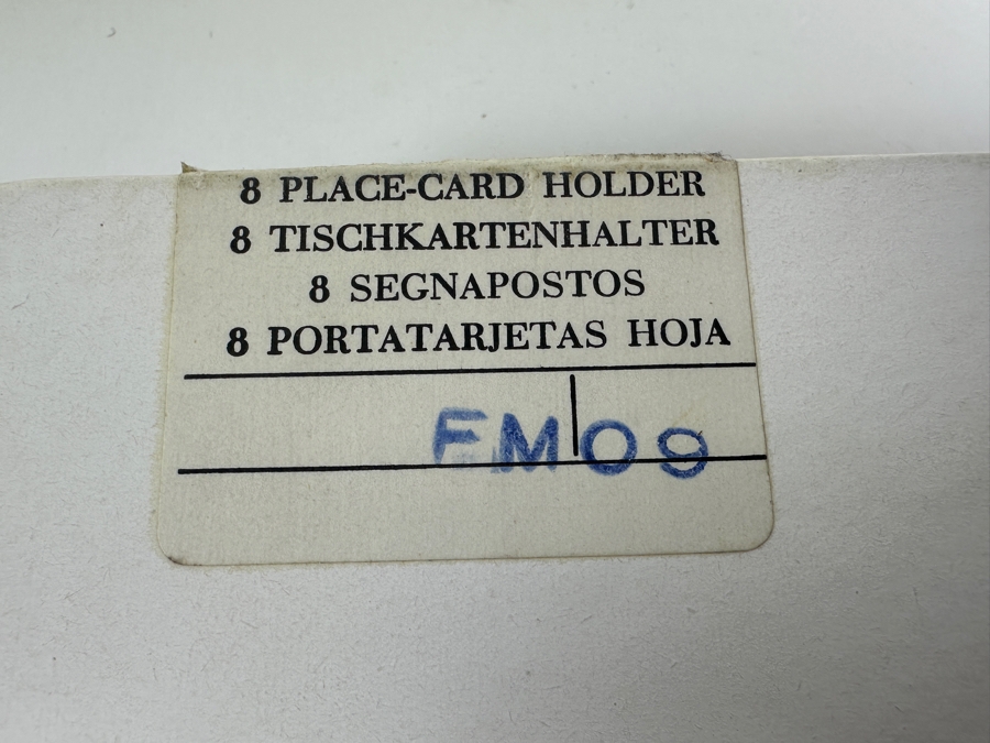 (2) Christofle Fish Serving Knives, (1) Christofle Fish Serving Fork & (1) Christofle Set Of 8 Place-Card Holders - All With Original Christofle Boxes [Photo 6]