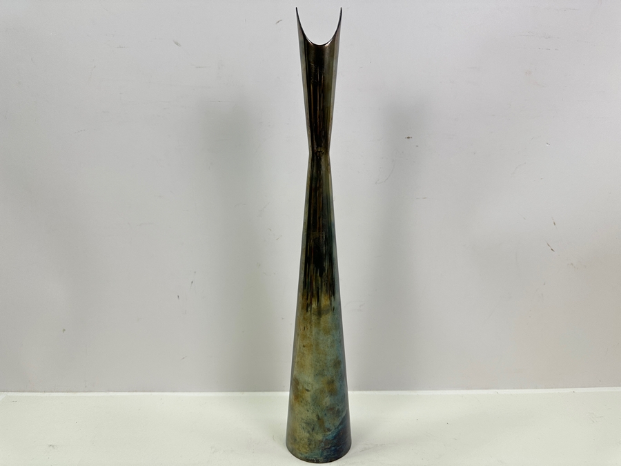 Cardinal Vase By Lino Sabatini For Christofle, France 1960s 14.5'H [Photo 2]