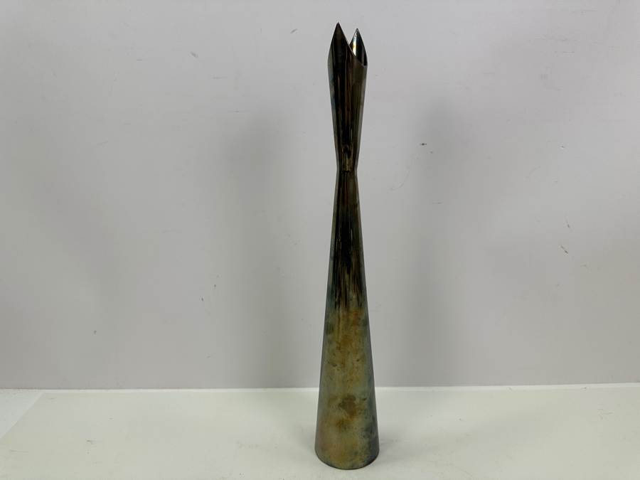 Cardinal Vase By Lino Sabatini For Christofle, France 1960s 14.5'H [Photo 4]