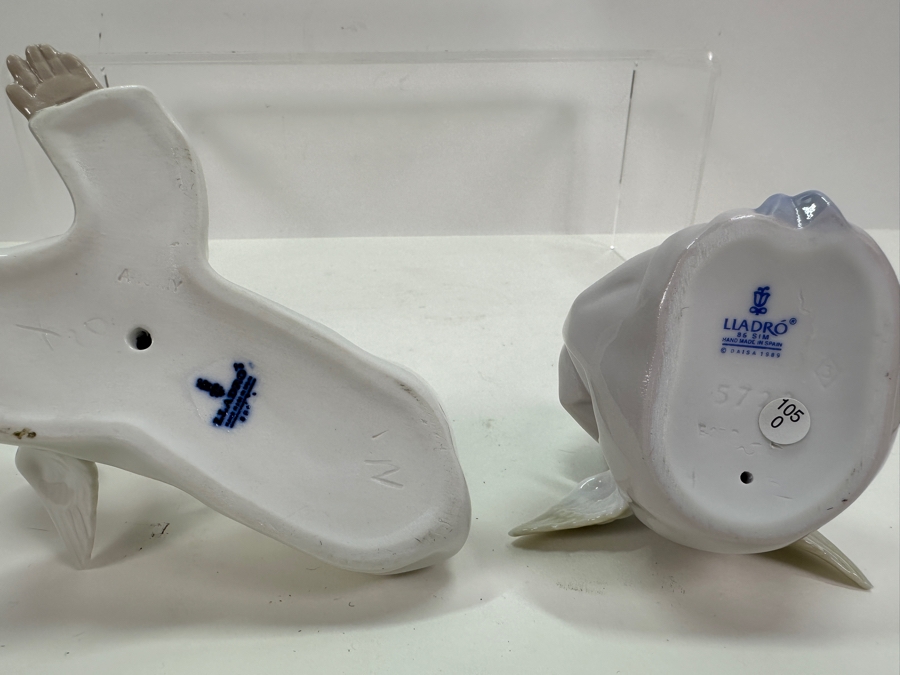 (4) Lladro Porcelain Cherub Angel Figurines [Photo 8]