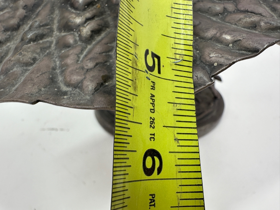 Antique Silverplate Calling Card Receiver With Figural Deer By The Middletown Plate Co. 9W X 5.5D X 7H [Photo 11]