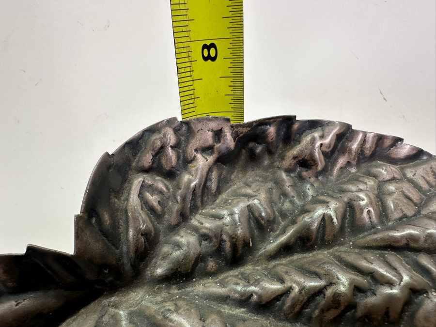 Antique Silverplate Calling Card Receiver With Figural Deer By The Middletown Plate Co. 9W X 5.5D X 7H [Photo 12]