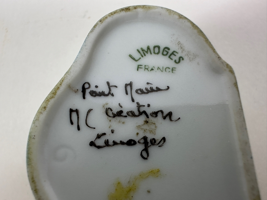Hand Painted Limoges France Porcelain Box 2.5'W [Photo 8]