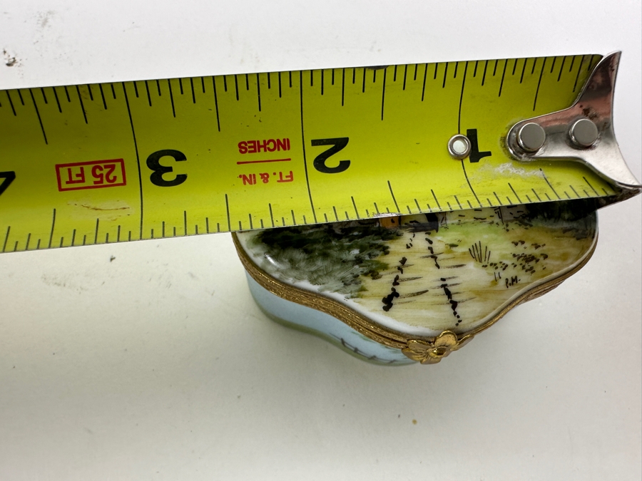 Hand Painted Limoges France Porcelain Box 2.5'W [Photo 11]