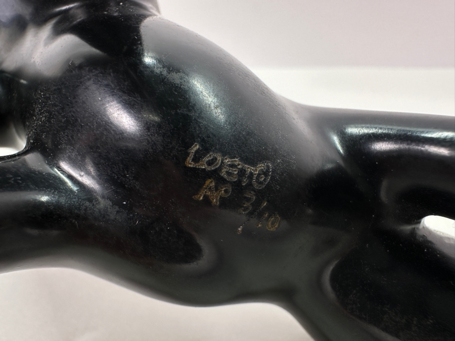 Loet Vanderveen (1921-2015, American/Dutch) Bronze Monkey Sculpture Titled Elegance In Motion Signed LOET AP (Artist Proof) And Numbered 3 Of 10 10'W X 3'D X 10'H [Photo 7]