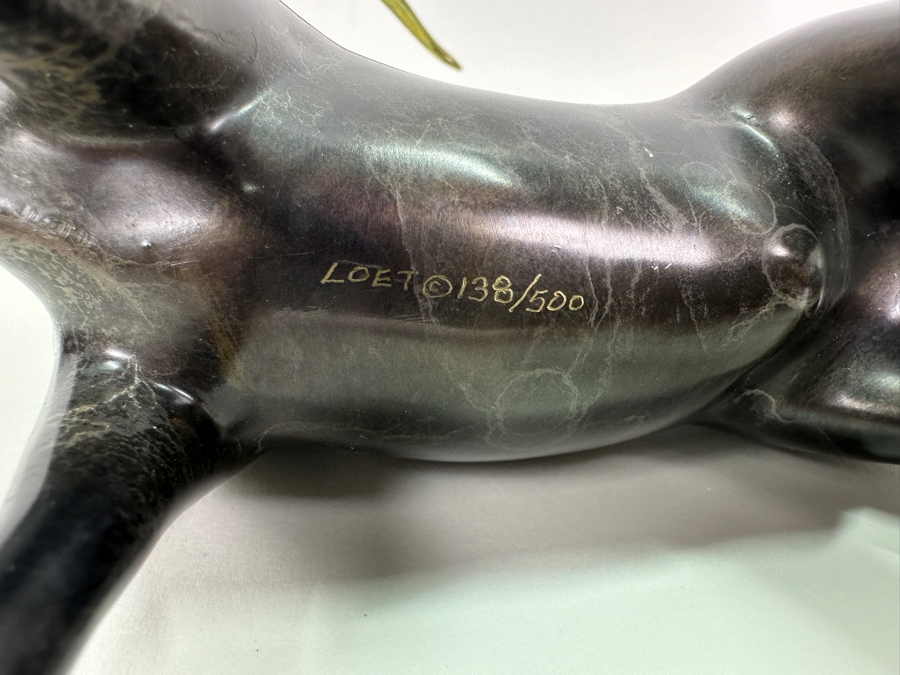 Loet Vanderveen (1921-2015, American/Dutch) Bronze Bull Sculpture Signed LOET And Numbered 138 Of 500 8'W X 5'D X 8'H [Photo 7]