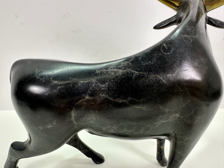 Loet Vanderveen (1921-2015, American/Dutch) Bronze Bull Sculpture Signed LOET And Numbered 138 Of 500 8'W X 5'D X 8'H [Photo 6]