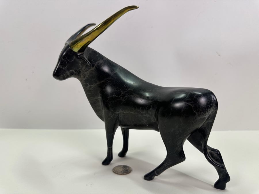 Loet Vanderveen (1921-2015, American/Dutch) Bronze Bull Sculpture Signed LOET And Numbered 138 Of 500 8'W X 5'D X 8'H [Photo 4]