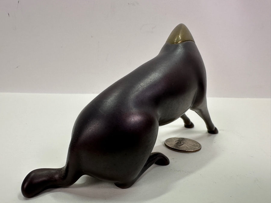 Loet Vanderveen (1921-2015, American/Dutch) Bronze Horse Sculpture Signed LOET And Numbered 467 Of 2500 6'W X 2'D X 3'H [Photo 6]