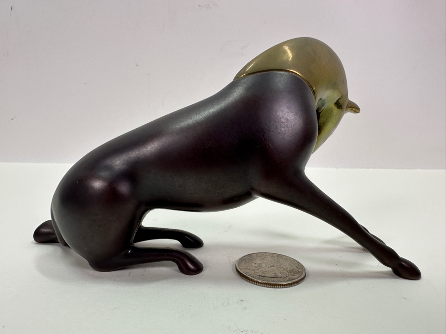 Loet Vanderveen (1921-2015, American/Dutch) Bronze Horse Sculpture Signed LOET And Numbered 467 Of 2500 6'W X 2'D X 3'H [Photo 5]