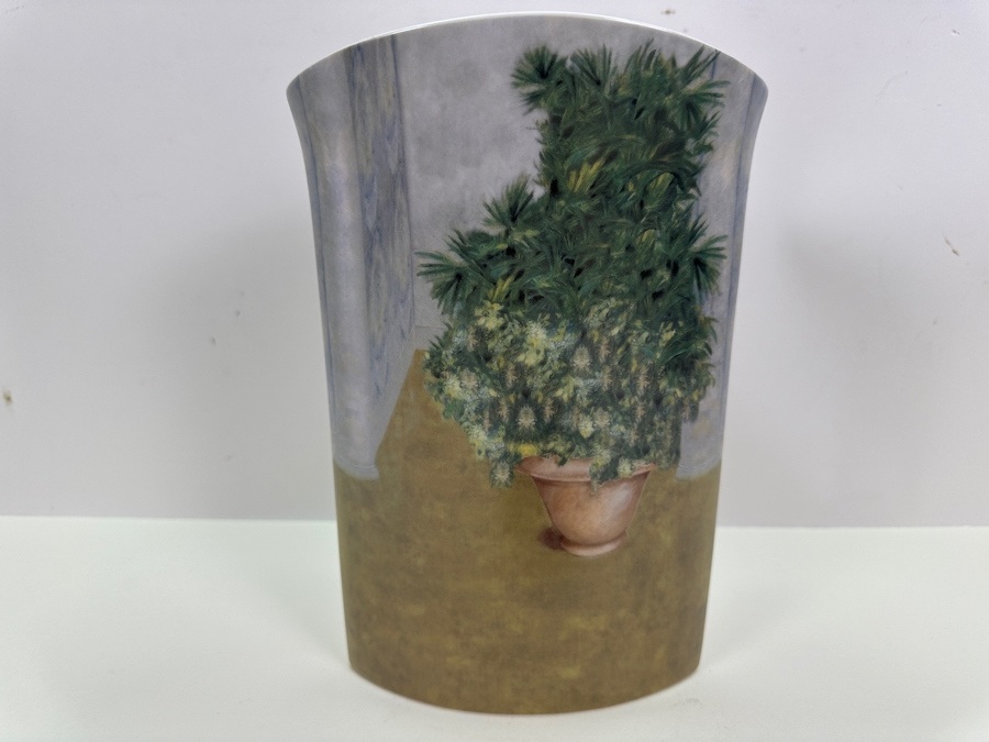 Limited Edition Goebel Porcelain Vase Feature A Design Inspired By The Artwork Of Pierre August Renoir 'Danse En Ville' - Artis Orbis Collection 9.5'H With C.O.A. Numbered 1,317 Of 3,000 [Photo 7]