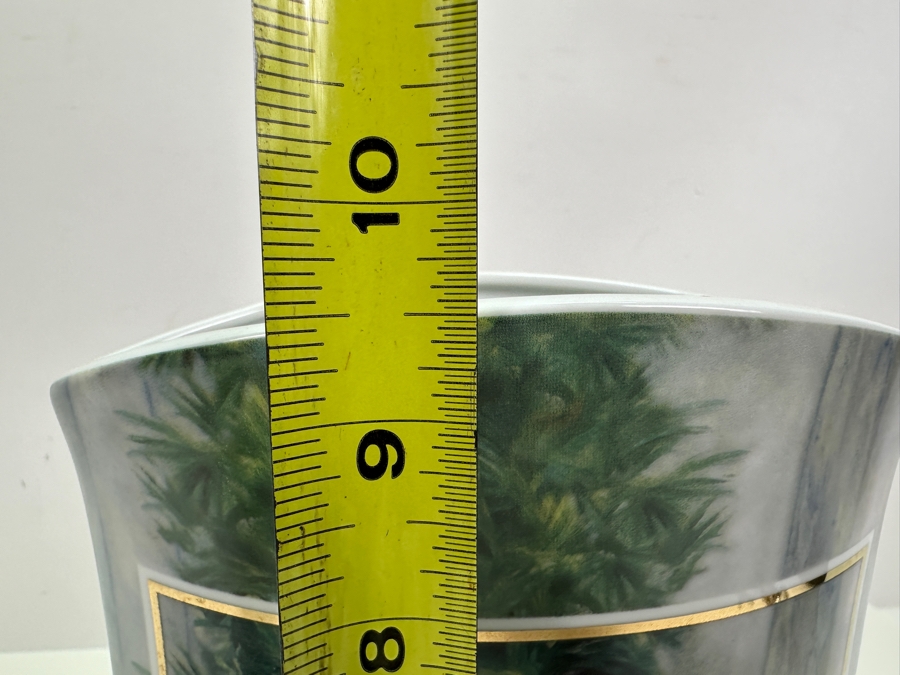 Limited Edition Goebel Porcelain Vase Feature A Design Inspired By The Artwork Of Pierre August Renoir 'Danse En Ville' - Artis Orbis Collection 9.5'H With C.O.A. Numbered 1,317 Of 3,000 [Photo 10]