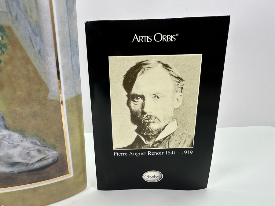 Limited Edition Goebel Porcelain Vase Feature A Design Inspired By The Artwork Of Pierre August Renoir 'Danse En Ville' - Artis Orbis Collection 9.5'H With C.O.A. Numbered 1,317 Of 3,000 [Photo 4]