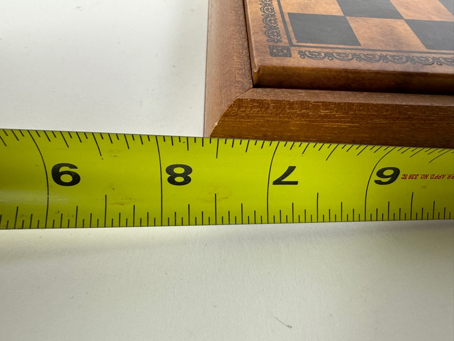 Portable Chess Set With Miniature Resin Animal Chess Pieces 7.5 X 7.5 [Photo 12]