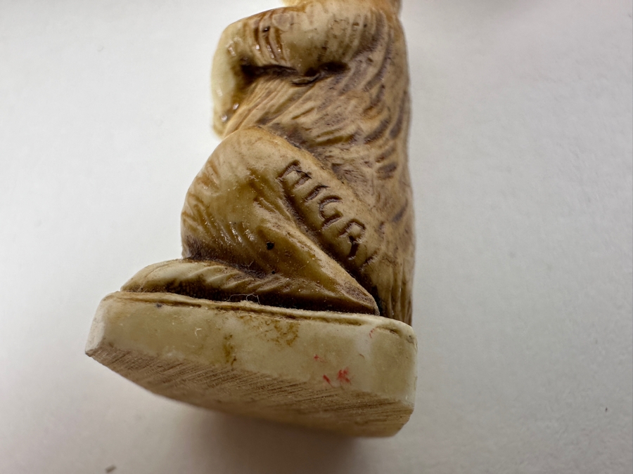 Portable Chess Set With Miniature Resin Animal Chess Pieces 7.5 X 7.5 [Photo 11]