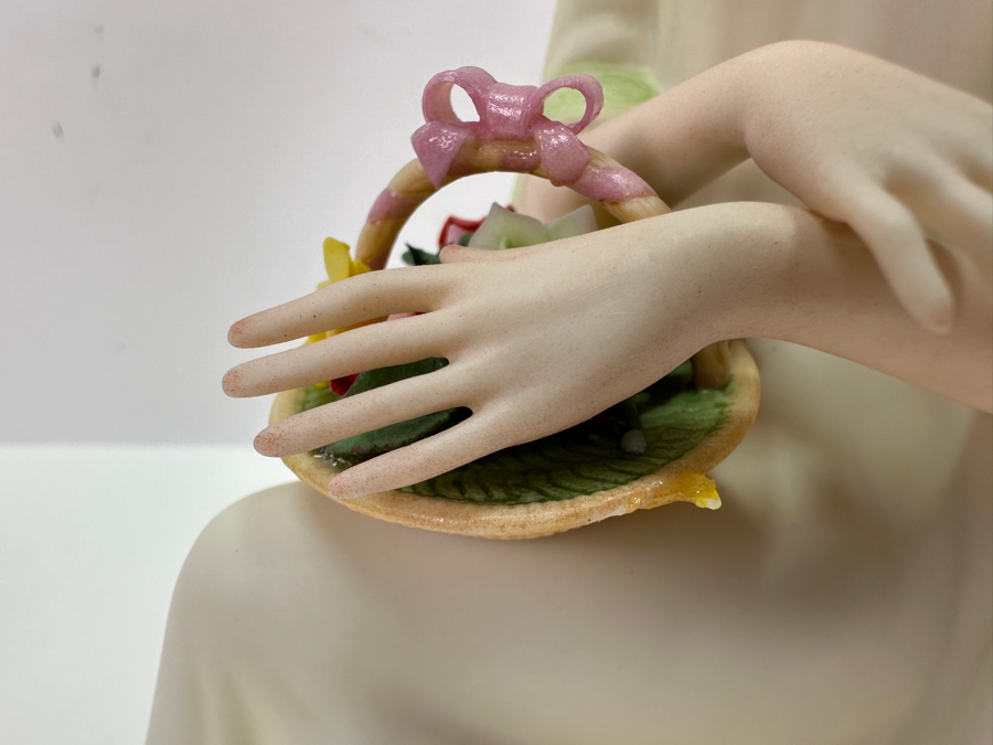 Laszlo Ispanky (1920-2010, American/Hungarian) Pair Of Hand Signed Porcelain Figurines 8'H And 10'H [Photo 9]