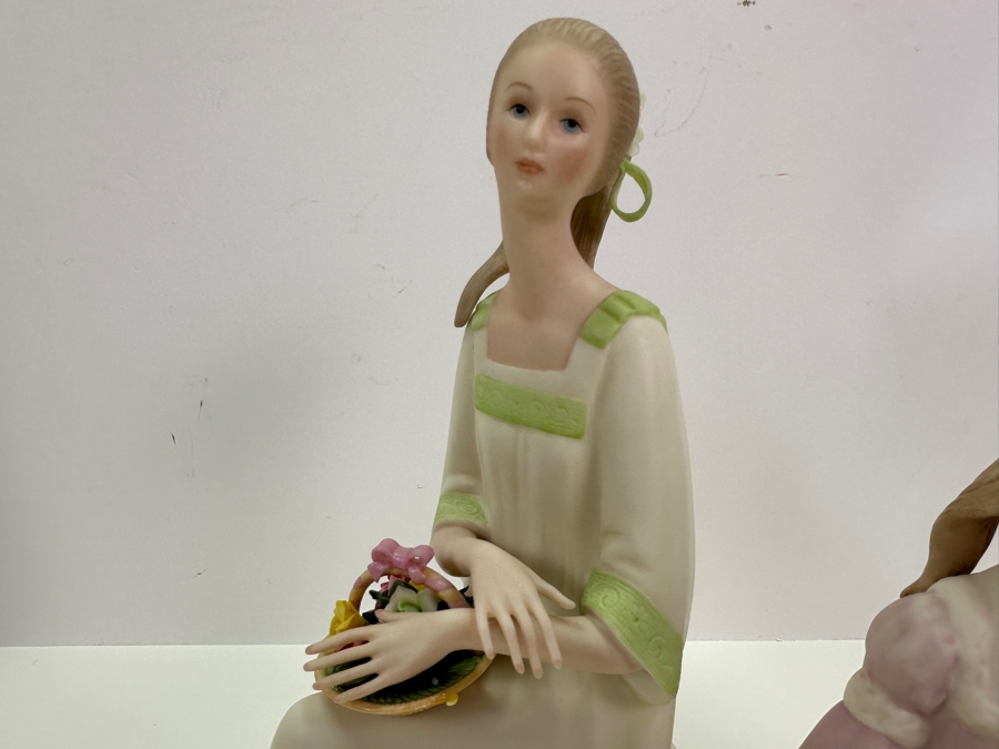 Laszlo Ispanky (1920-2010, American/Hungarian) Pair Of Hand Signed Porcelain Figurines 8'H And 10'H [Photo 6]