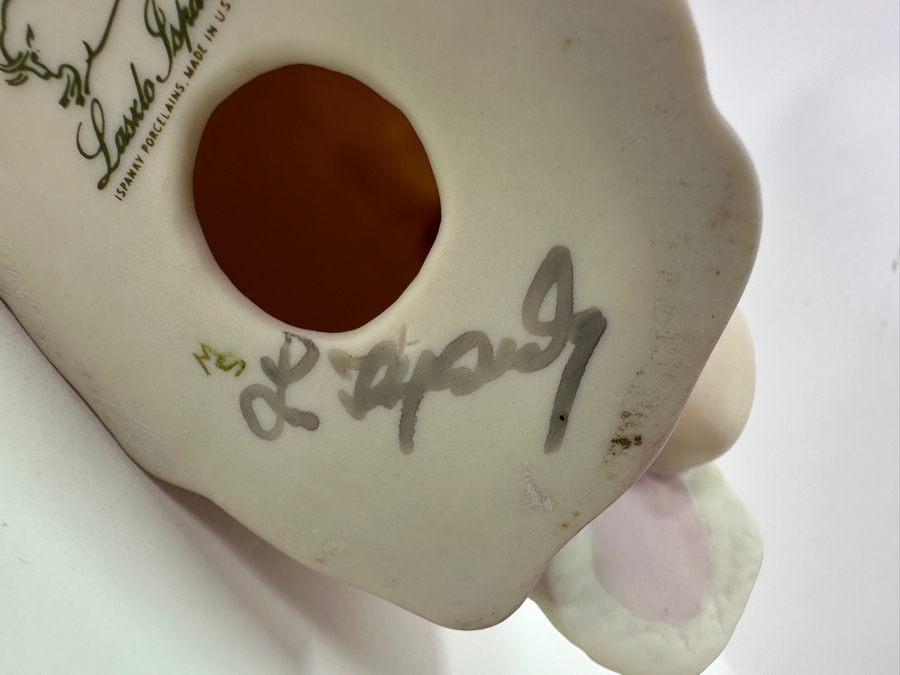 Laszlo Ispanky (1920-2010, American/Hungarian) Pair Of Hand Signed Porcelain Figurines 8'H And 10'H [Photo 14]