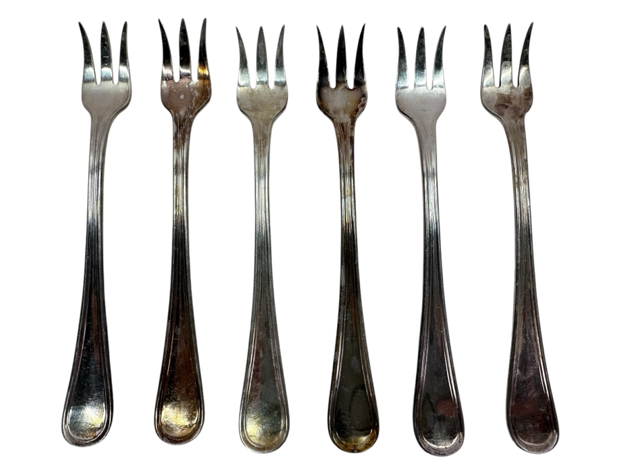 Six Reed & Barton Seafood Forks [Photo 1]