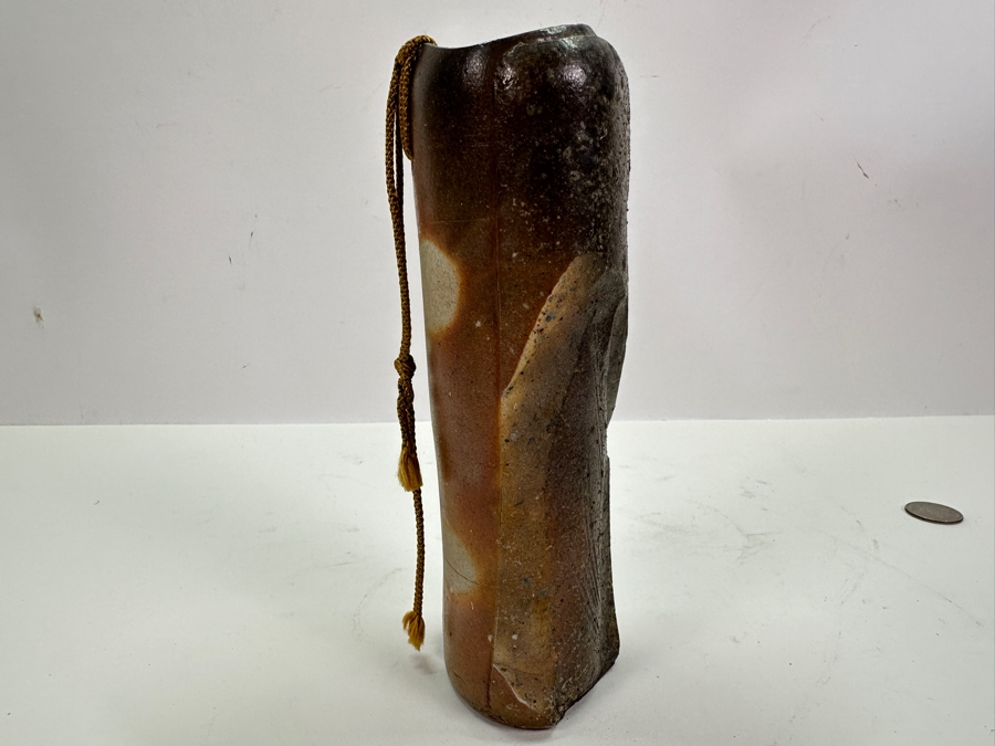 Signed Abstract Art Pottery Vase 7.5'H [Photo 8]