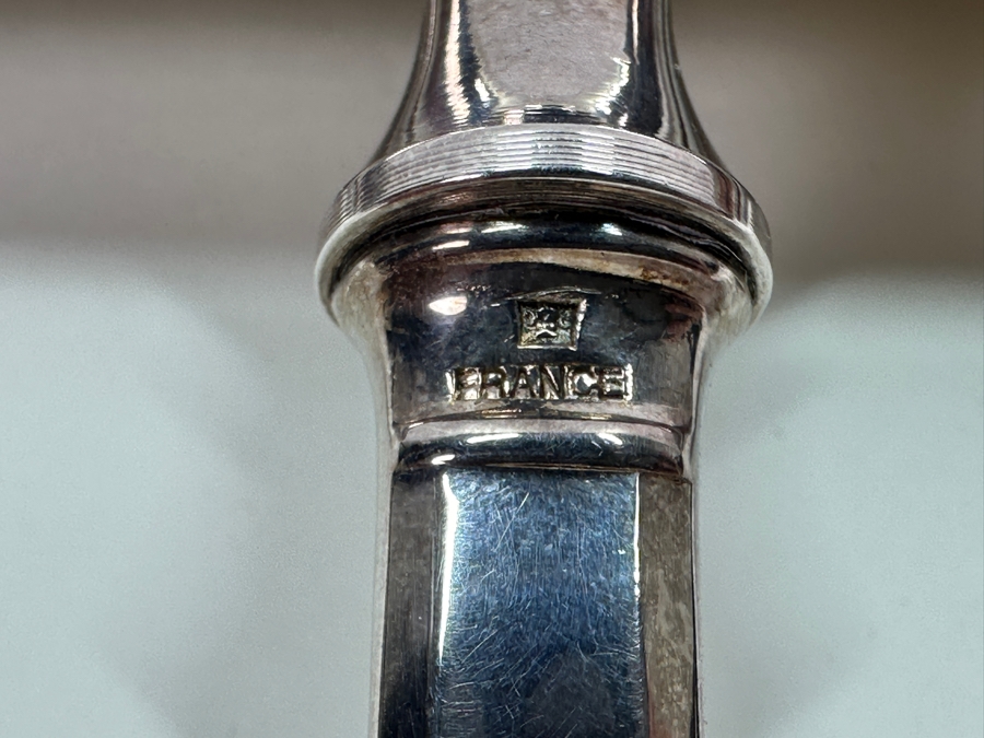 Christofle Silver Plated Crumb Sweeper Catcher Brush Table Crumber [Photo 9]