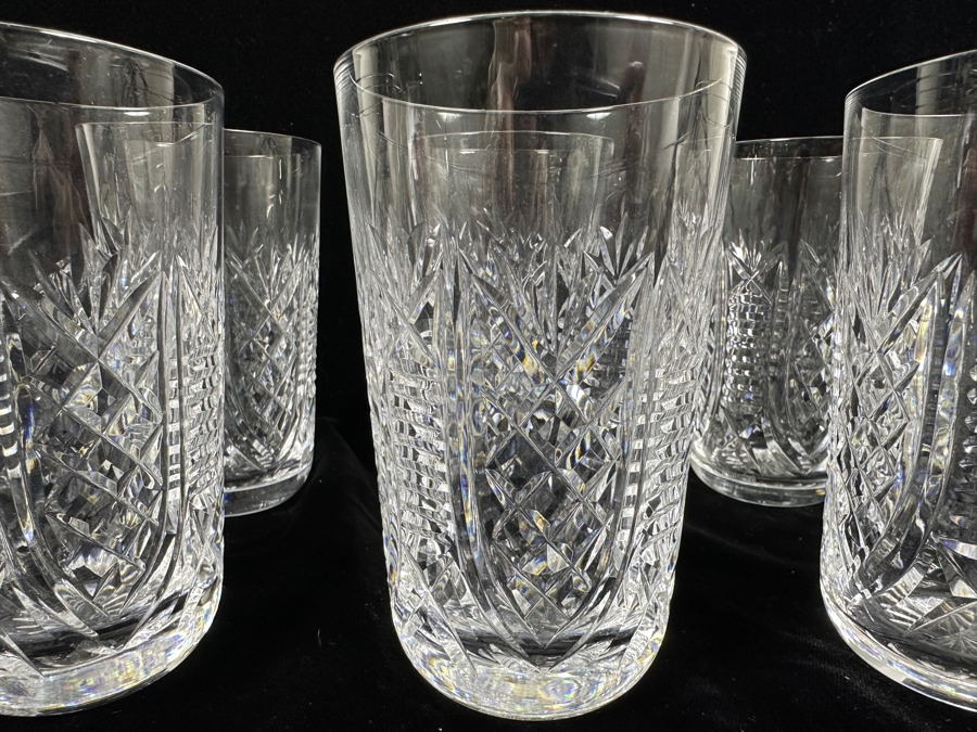 (6) Waterford Crystal Clare Tumbler Juice Glasses 5-1/8' Replacements Value $600 [Photo 5]