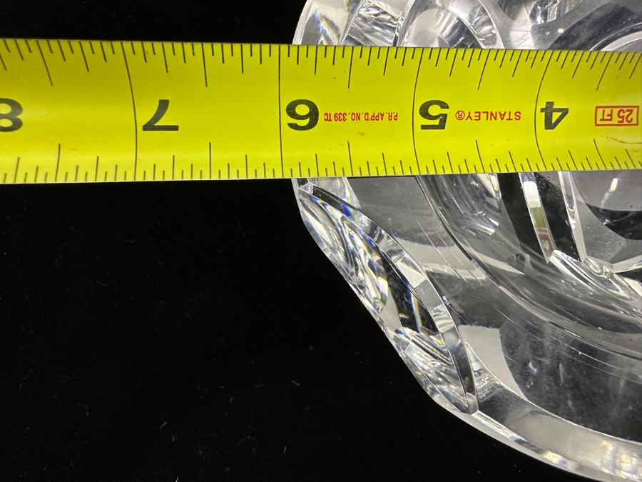 Crystal Ashtray Unknown Make 6'W [Photo 7]