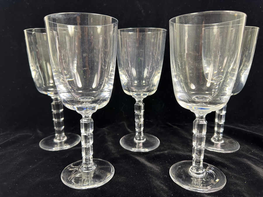 (5) Pombal Water Goblets By Atlantis 7-5/8' [Photo 3]