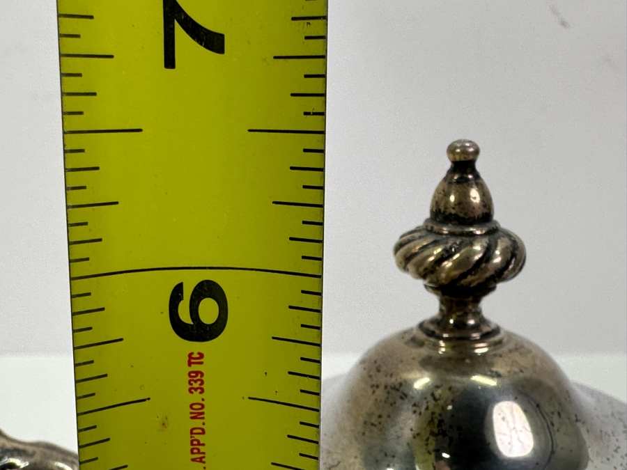 Sterling Silver Shreve & Co. San Francisco Coffee Pot 11H And Sugar Bowl 6.5H 1,501g - Sterling Silver Melt Value Is $1,436 [Photo 18]