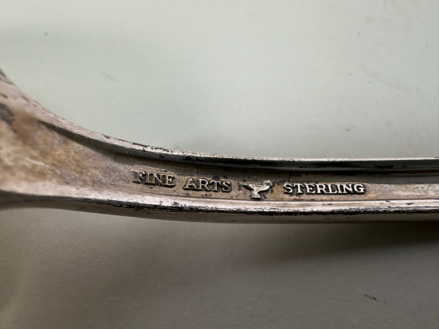 (4) Sterling Silver Fine Arts Serving Pieces Crown Princess Pattern 234g - Sterling Silver Melt Value Is $223 [Photo 5]