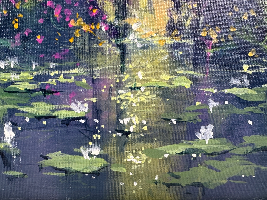 James Coleman (B. 1949, California/Hawaii) Original Oil Painting On Canvas With Certificate Of Authenticity (Former Disney Animated Film Artist) 18 X 14 Framed 21.5 X 17.5 [Photo 9]