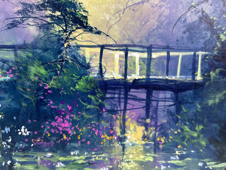 James Coleman (B. 1949, California/Hawaii) Original Oil Painting On Canvas With Certificate Of Authenticity (Former Disney Animated Film Artist) 18 X 14 Framed 21.5 X 17.5 [Photo 6]