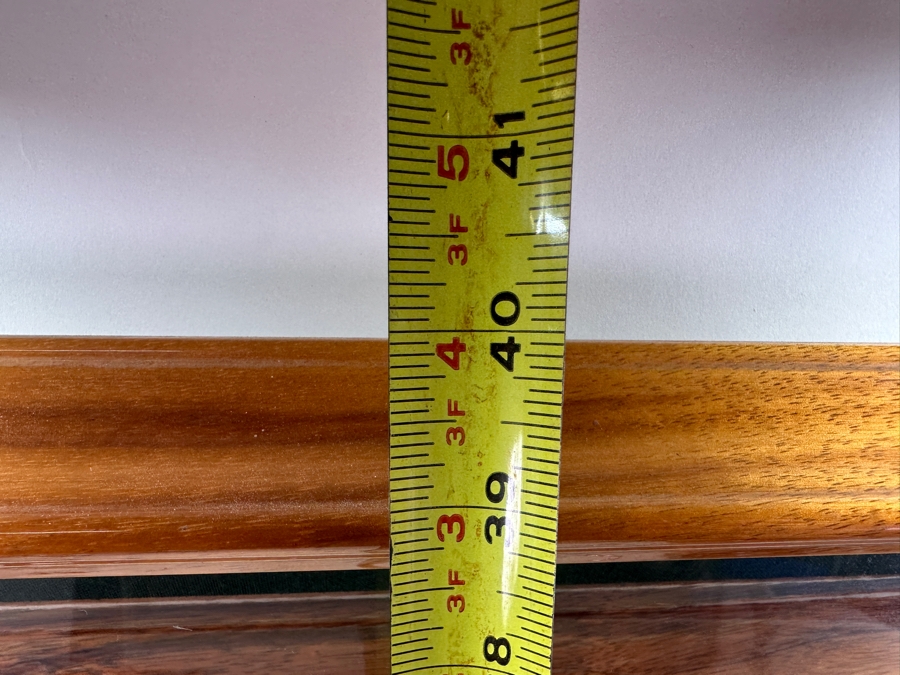 Guy Buffet (1943-2023, Hawaii/France) Limited Edition Hand Signed Print Numbered 242 Of 350 23 X 28 In A Beautiful Shadowbox Wooden Frame Koa Wood 34 X 40 [Photo 12]