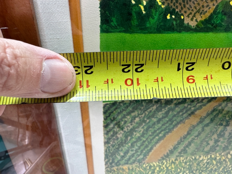 Guy Buffet (1943-2023, Hawaii/France) Limited Edition Hand Signed Print Numbered 242 Of 350 23 X 28 In A Beautiful Shadowbox Wooden Frame Koa Wood 34 X 40 [Photo 9]