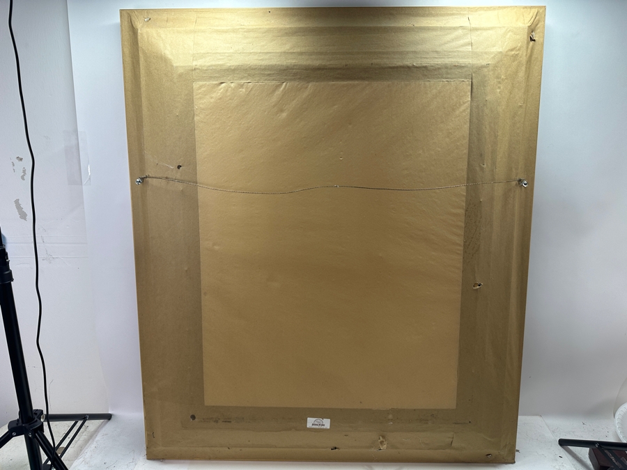 Guy Buffet (1943-2023, Hawaii/France) Limited Edition Hand Signed Print Numbered 242 Of 350 23 X 28 In A Beautiful Shadowbox Wooden Frame Koa Wood 34 X 40 [Photo 13]