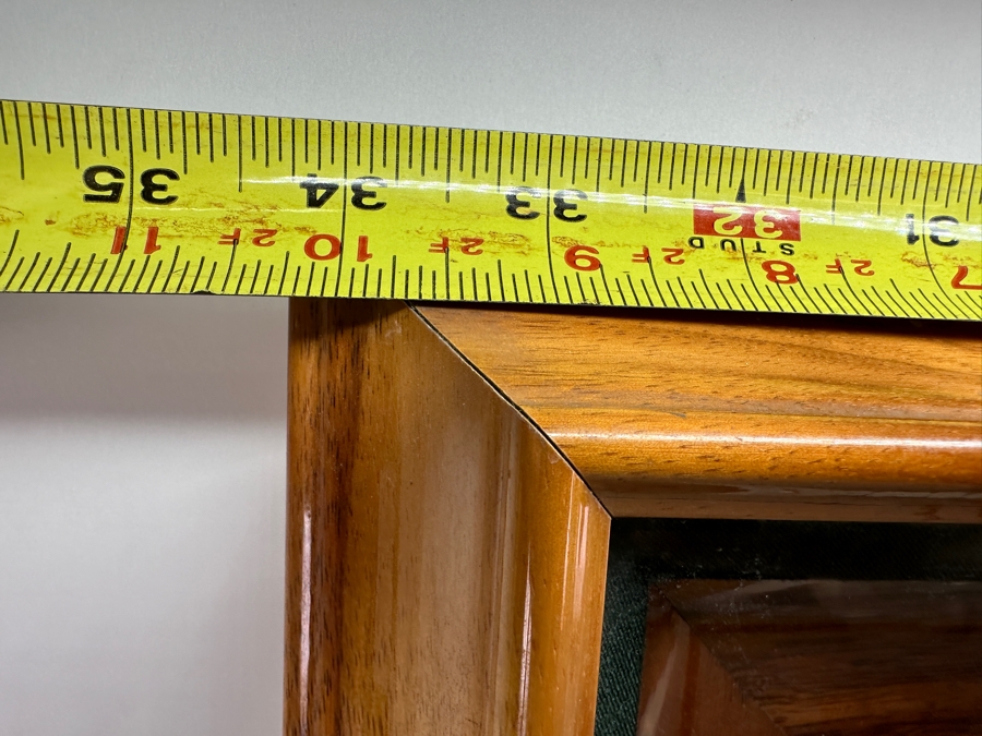 Guy Buffet (1943-2023, Hawaii/France) Limited Edition Hand Signed Print Numbered 242 Of 350 23 X 28 In A Beautiful Shadowbox Wooden Frame Koa Wood 34 X 40 [Photo 11]