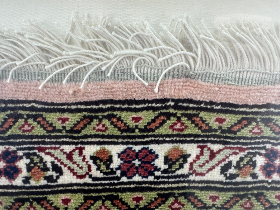 Shadowbox Framed Vintage Persian Prayer Rug 16.5 X 22 Framed 24.5 X 33.5 [Photo 4]