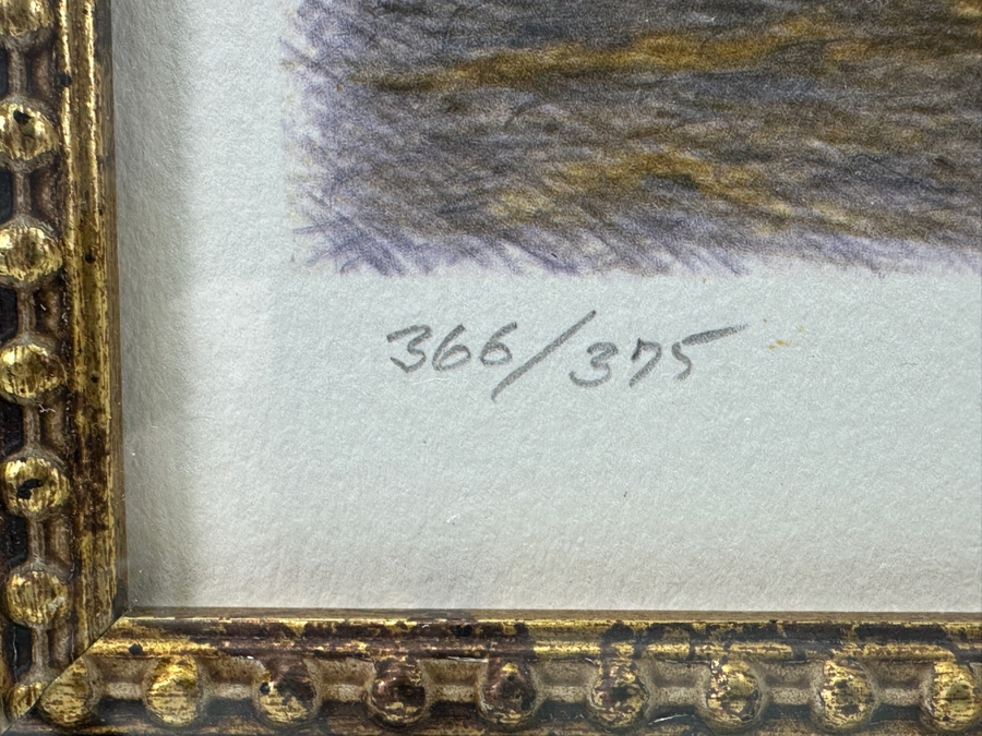 Hand Signed Limited Edition Print Titled 'Duma' By Dennis Curry Numbered 366 Of 375 With Certificate Of Authenticity19 X 12 Framed 30 X 22.5 [Photo 8]