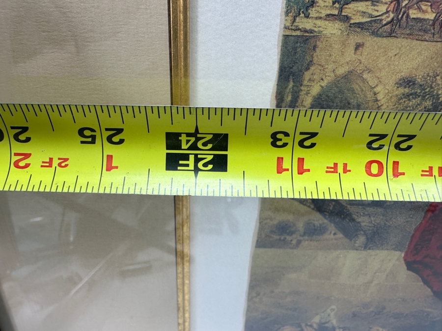 Moshe Elazar Castel (1909-1991, Israel) Limited Edition Print Titled 'Glory To Jerusalem' Numbered 721 Of 750 24 X 18 Framed 36 X 29.5 [Photo 11]