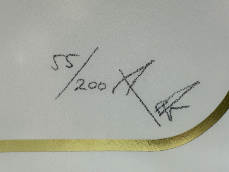 Hand Signed Breeders' Cup '91 Poster Numbered 55 Of 200 21 X 16 Framed 28 X 22 [Photo 5]