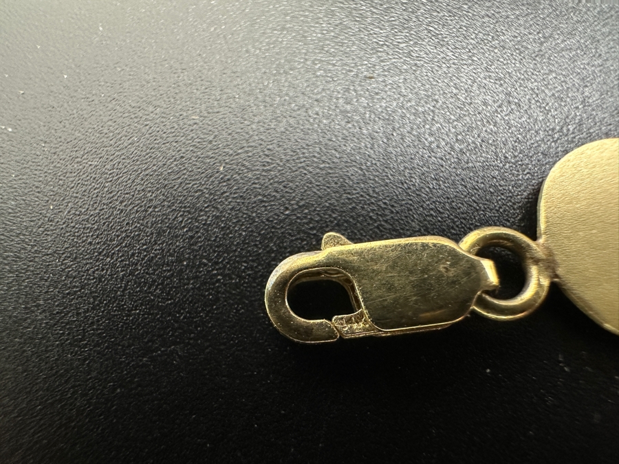 14k Gold 7' Cherub Bracelet 12.7g [Photo 6]