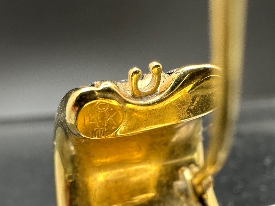 14k Gold Earrings 4.7g [Photo 6]